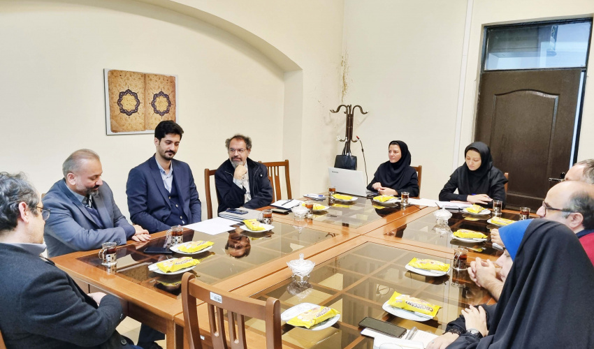 نشست مشترک با شرکت توسعه فضاهای فرهنگی شهرداری تهران جهت انعقاد تفاهم‌نامه